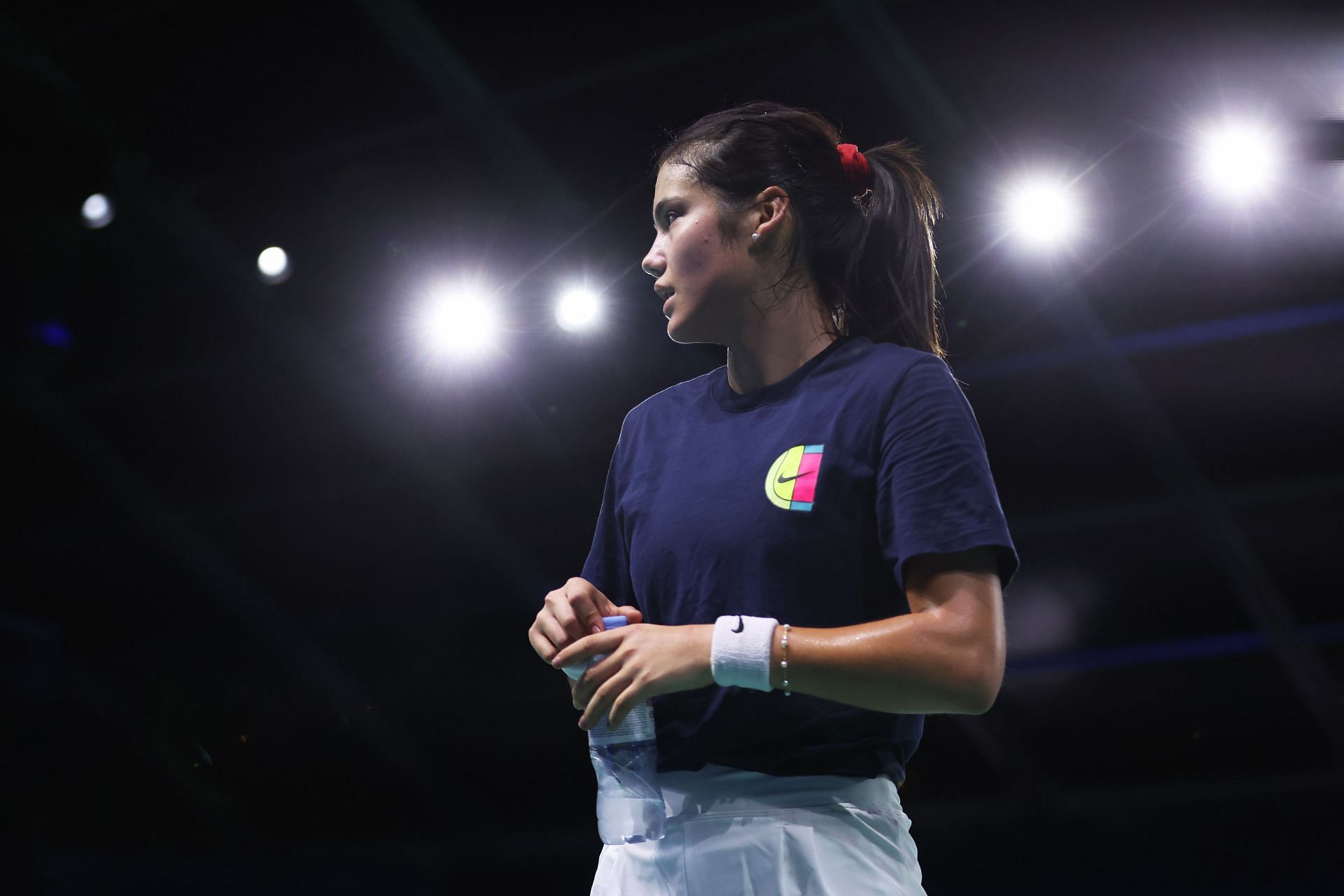 Emma Raducanu practicing ahead of the tournament (Image Source: Getty)