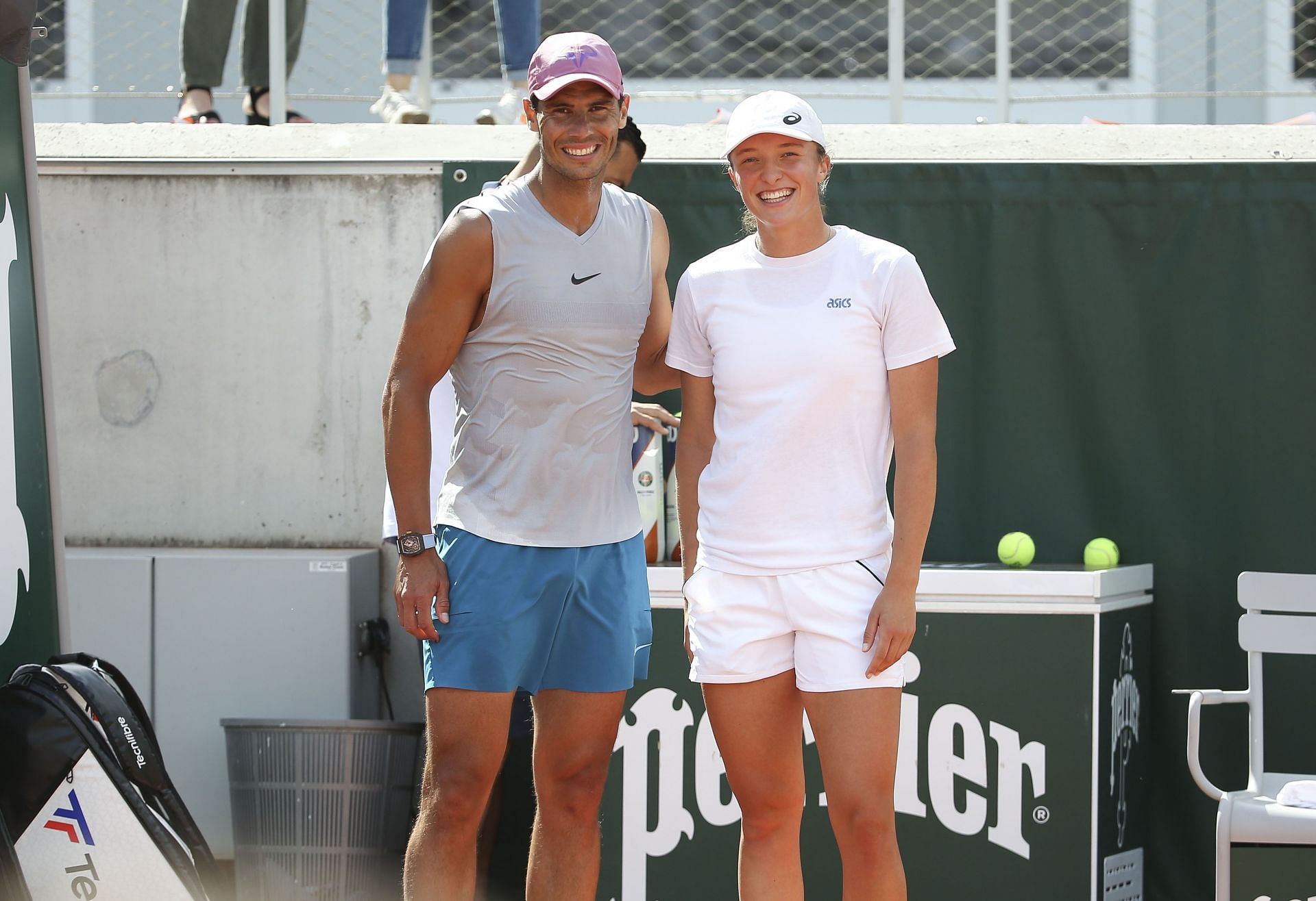 Rafael Nadal and Iga Swiatek (Source: Getty)