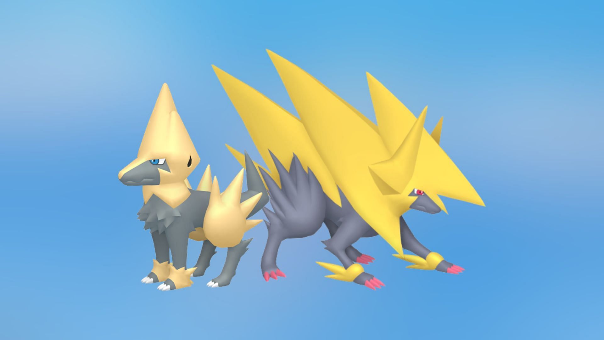 Shiny Manectric and its Mega Evolution (Image via TPC)