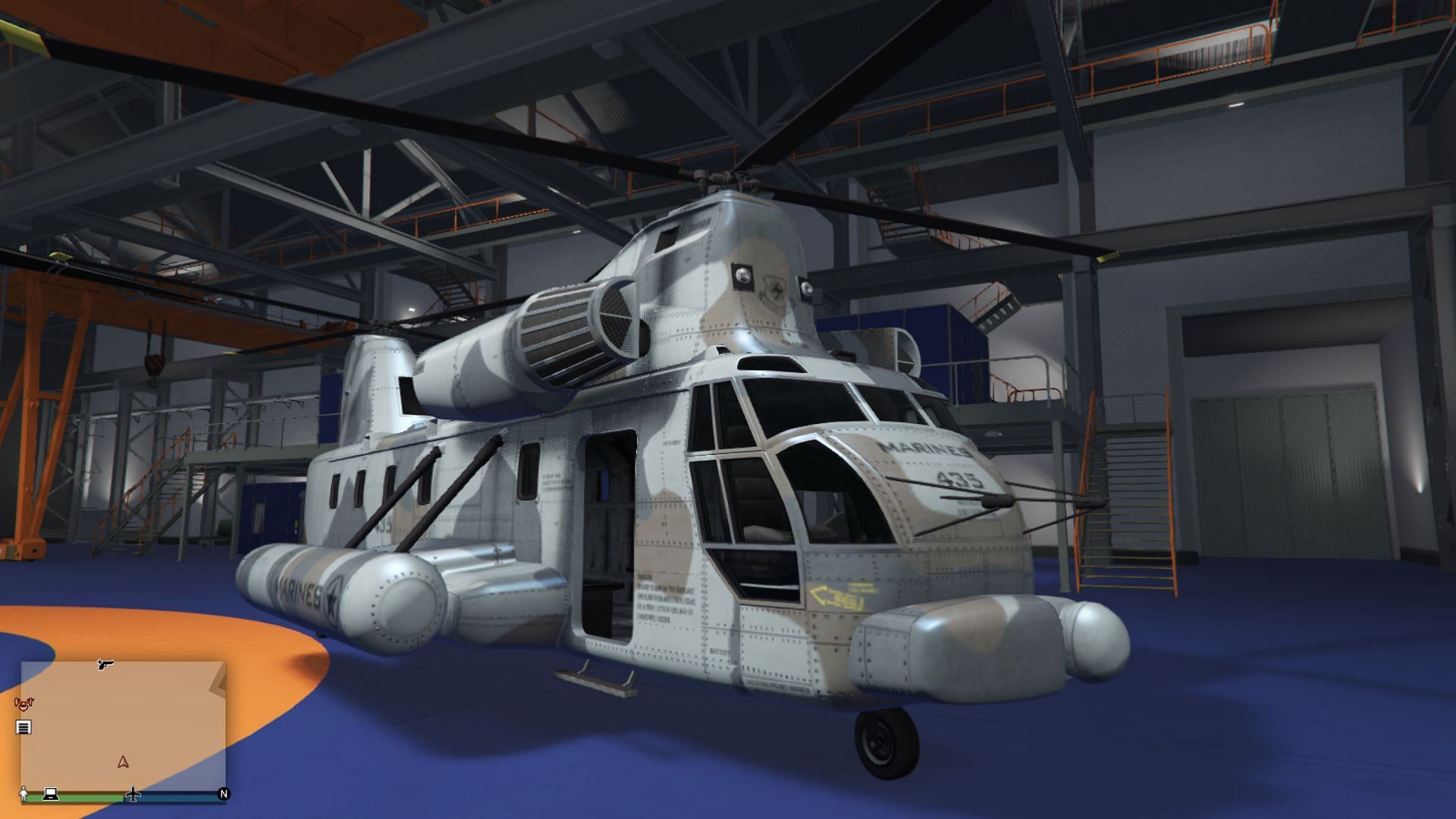 A screenshot of the Western Company Cargobob for GTA Online aircraft guide readers (Image via Rockstar Games)