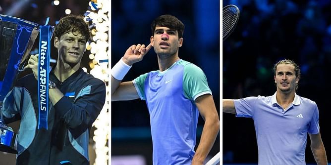 ATP: Complete list of big title winners ft. Jannik Sinner, Carlos Alcaraz, Alexander Zverev