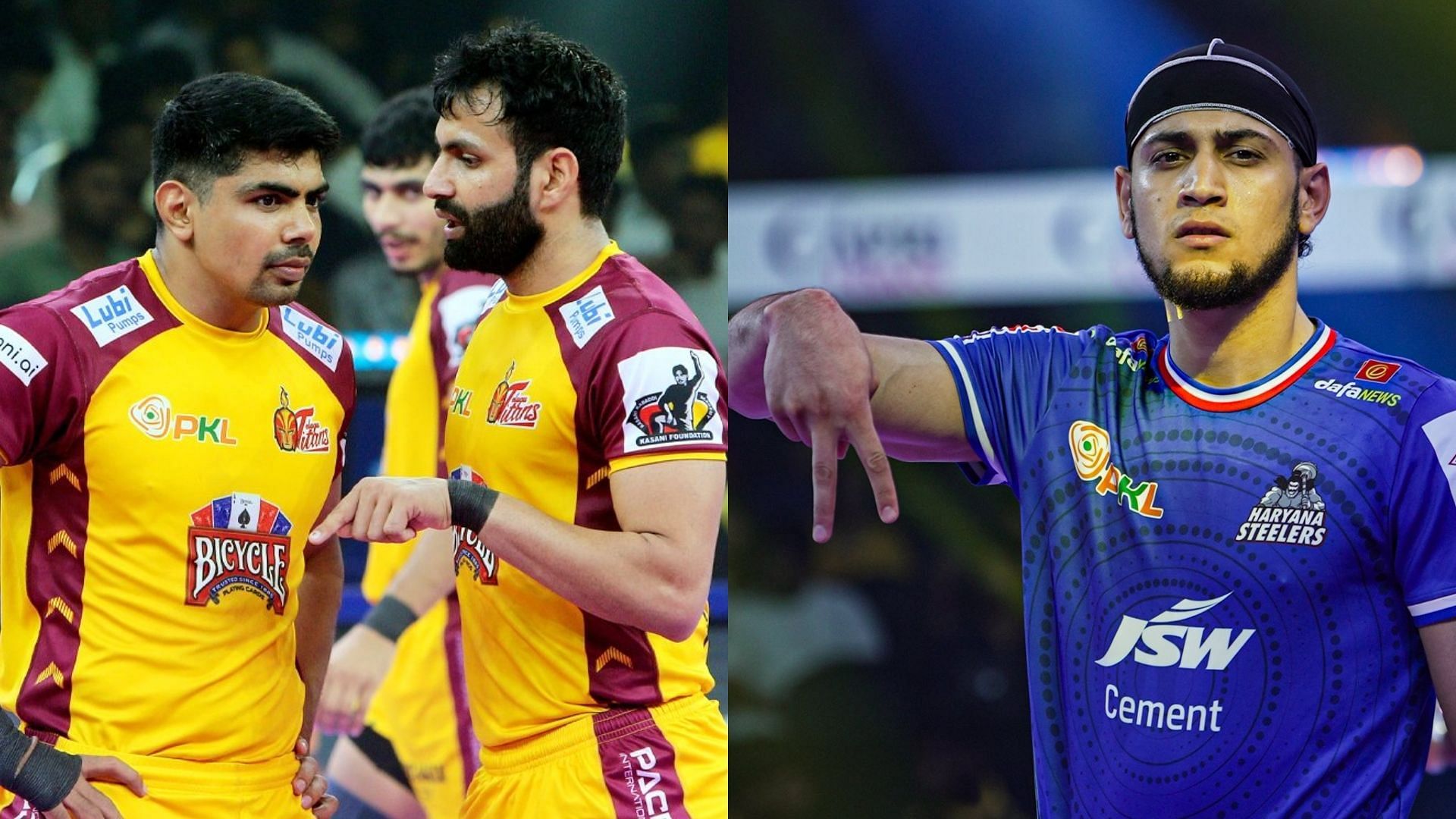 तेलुगू टाइटंस vs हरियाणा स्टीलर्स (Photo Credit- X/@HaryanaSteelers/@Telugu_Titans)