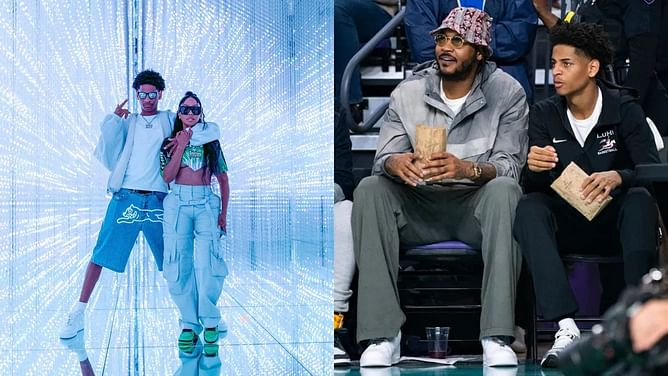“We celebrate for those aren’t here or passed away”: Carmelo Anthony’s son Kiyan Anthony gives sweet Thanksgiving speech at La La’s dinner party