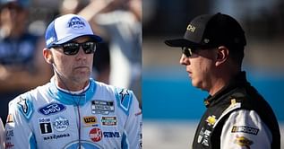 "I'm not going to get punched in the head": When Kyle Busch sped away from frustrated Kevin Harvick's wrath