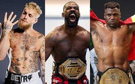 "Maybe Jon Jones is the better heavyweight after all" - Jake Paul fires back at "clout chasing" Francis Ngannou after slapping threat