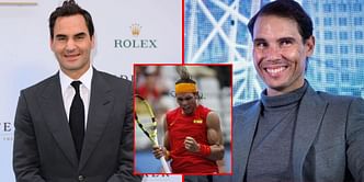 "Red sleeveless shirt, showing off those biceps" - Roger Federer revisits setting eyes on Rafael Nadal for the 1st time as Spaniard's last dance nears