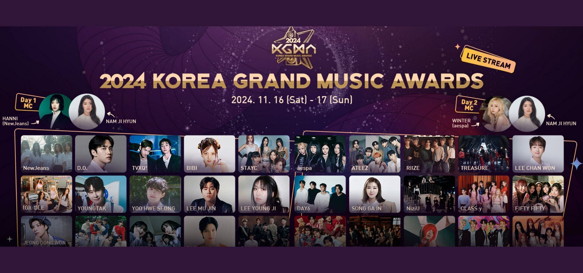 Where to stream 2024 Korea Grand Music Awards? Performers lineup, MC, nominations list, and all