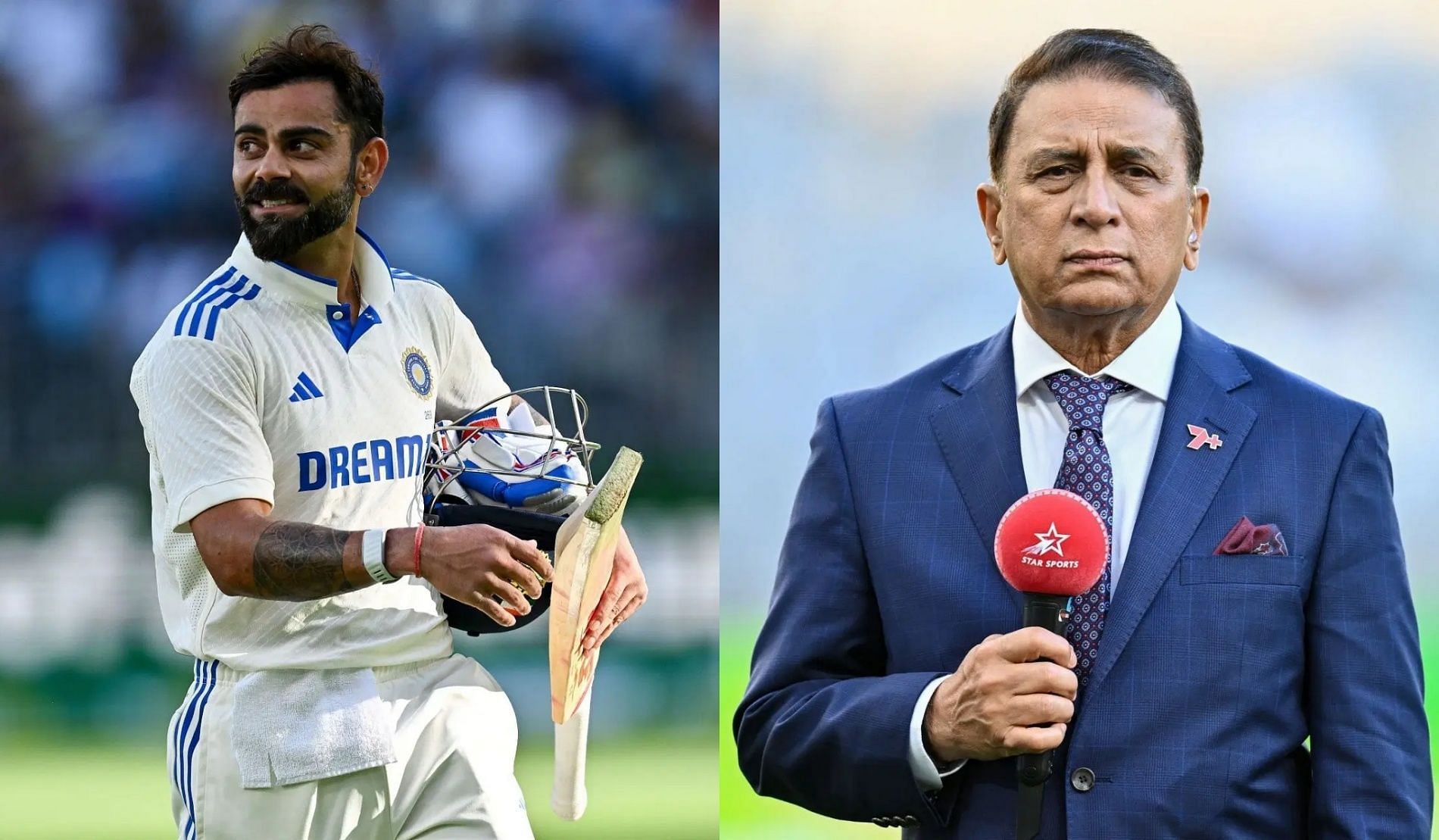Virat Kohli, Sunil Gavaskar 