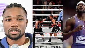 "By far the most entertaining match last night" - Noah Lyles and Kenny Bednarek give their takes on Amanda Serrano-Katie Taylor boxing clash