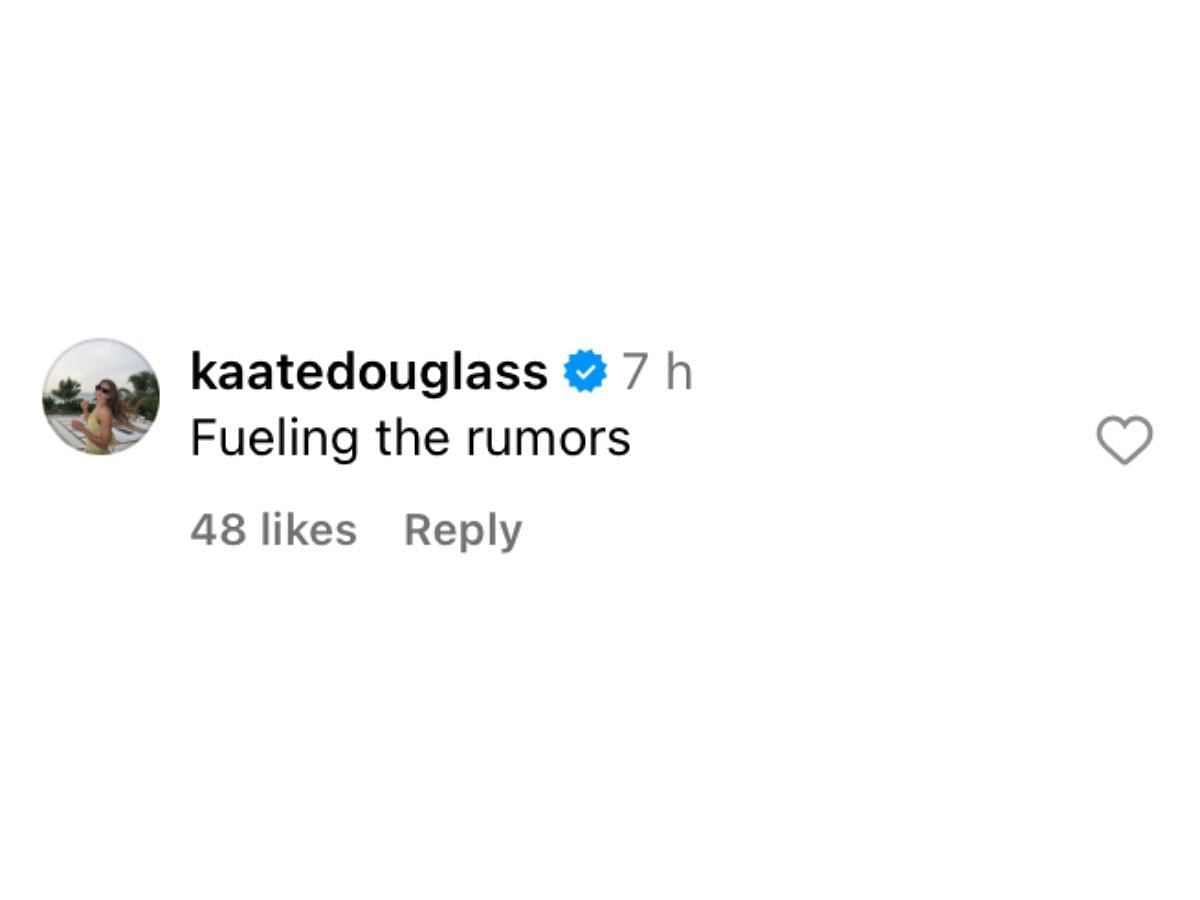 Kate Douglass&rsquo; comment