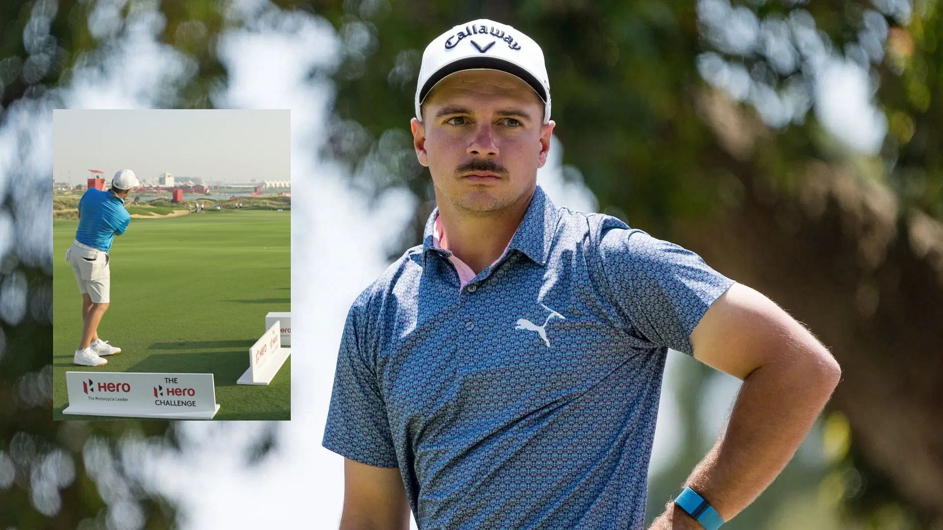  David Micheluzzi&rsquo;s Guinness World Record breaking putt (Images via Getty and @dpworldtour/Instagram)