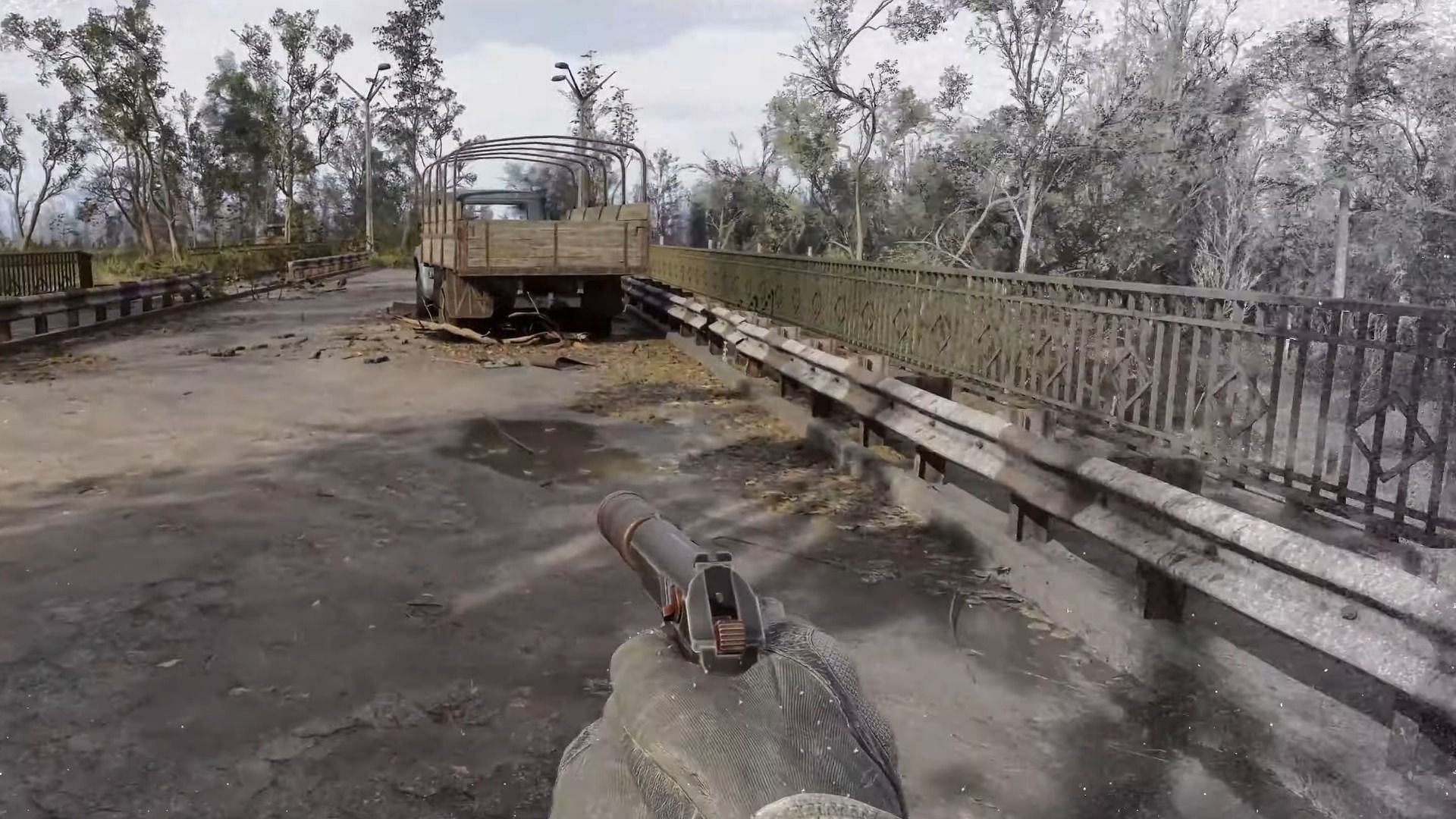 Bridge of Death easter egg in Stalker 2 (Image via GSC Game World || YouTube/@ZelexFPS)