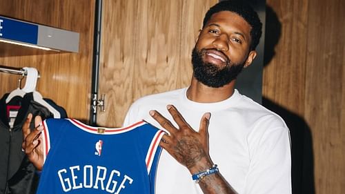 Paul George has had a difficult time with his Philadelphia 76ers career (Image via Instagram/@ygtrece)