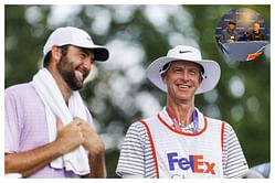 Scottie Scheffler's caddie Ted Scott visits the Buffalo Bills, connects with coach