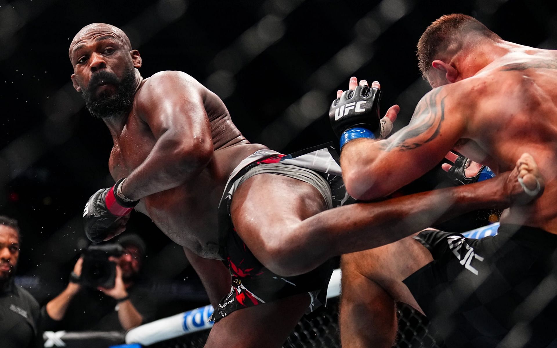 Jon Jones successfully defended his heavyweight title at UFC 309. [Image courtesy: @ufc on X]