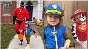 Evander Kane's fiance Mara Teigen drops pictures from family's Halloween costumes featuring Oilers star as Mr. Incredible