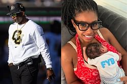 "Lord we thank you": Deion Sanders stays true to his Christian tradition as he prays for Deiondra & Baby Que amid anti-religious group's protest