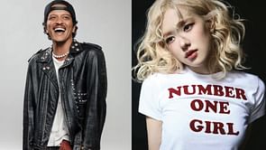 “Legends supporting legends”- Fans react as Bruno Mars gives shoutout to BLACKPINK's Rosé, celebrating ‘APT’ chart-topping success