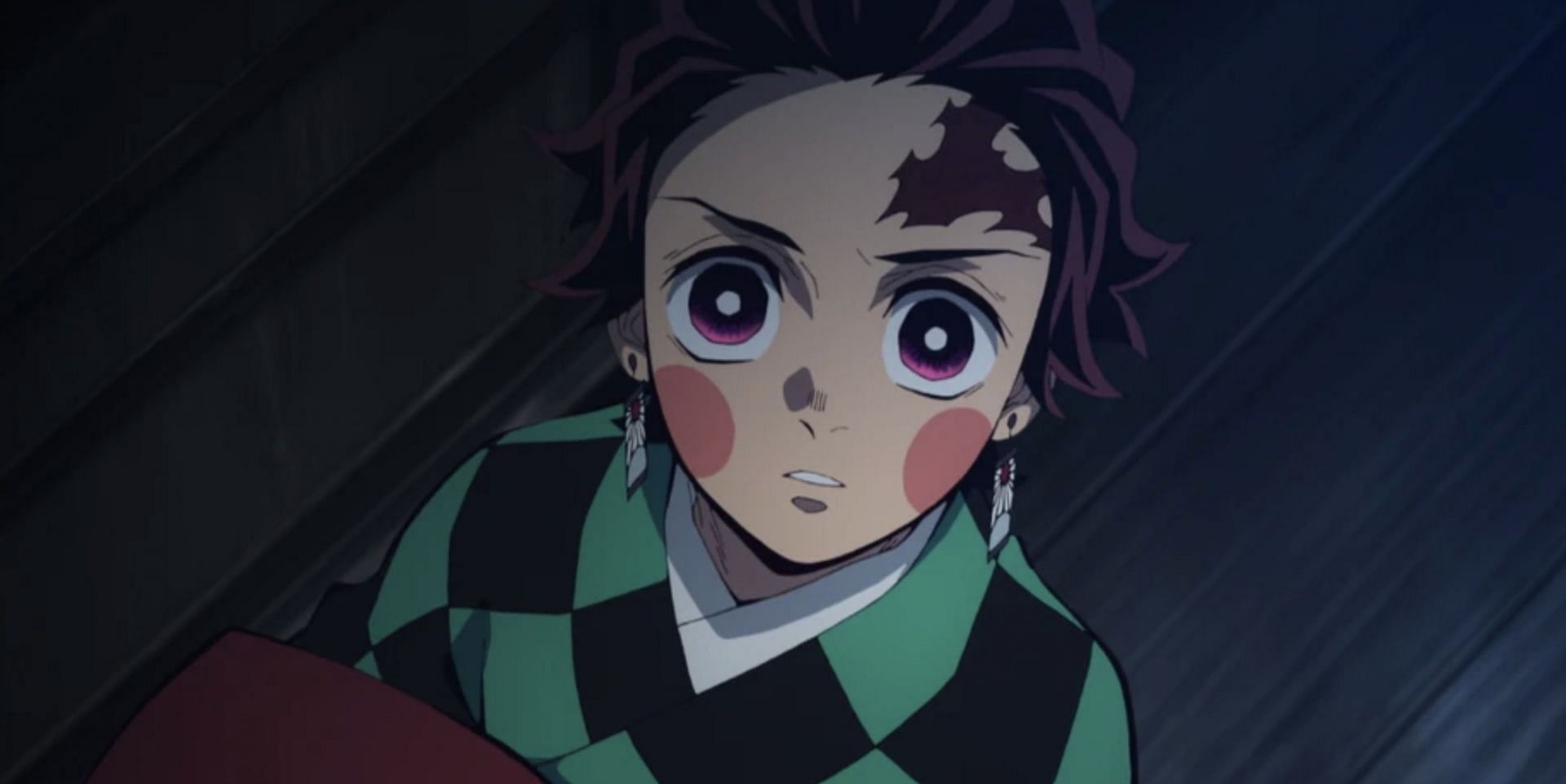 Tanjiro Kamado as seen in anime (Image via ufotable)