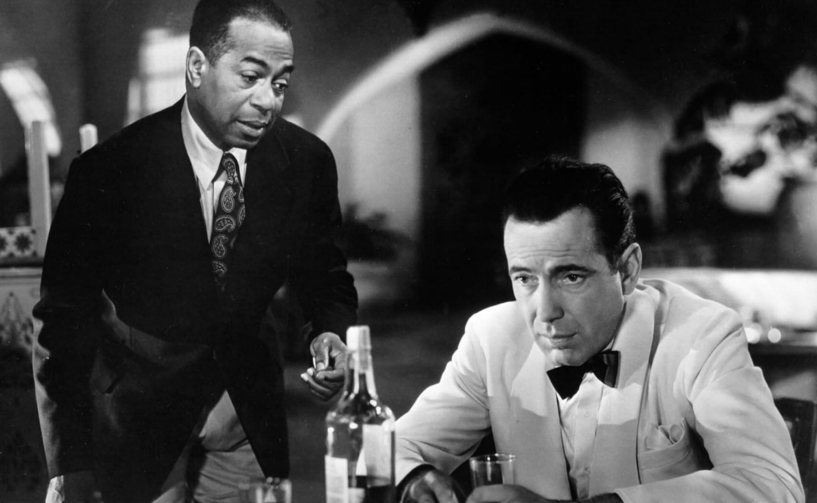 Humphrey Bogart and Dooley Wilson in Casablanca (Image via Warner Bros.)