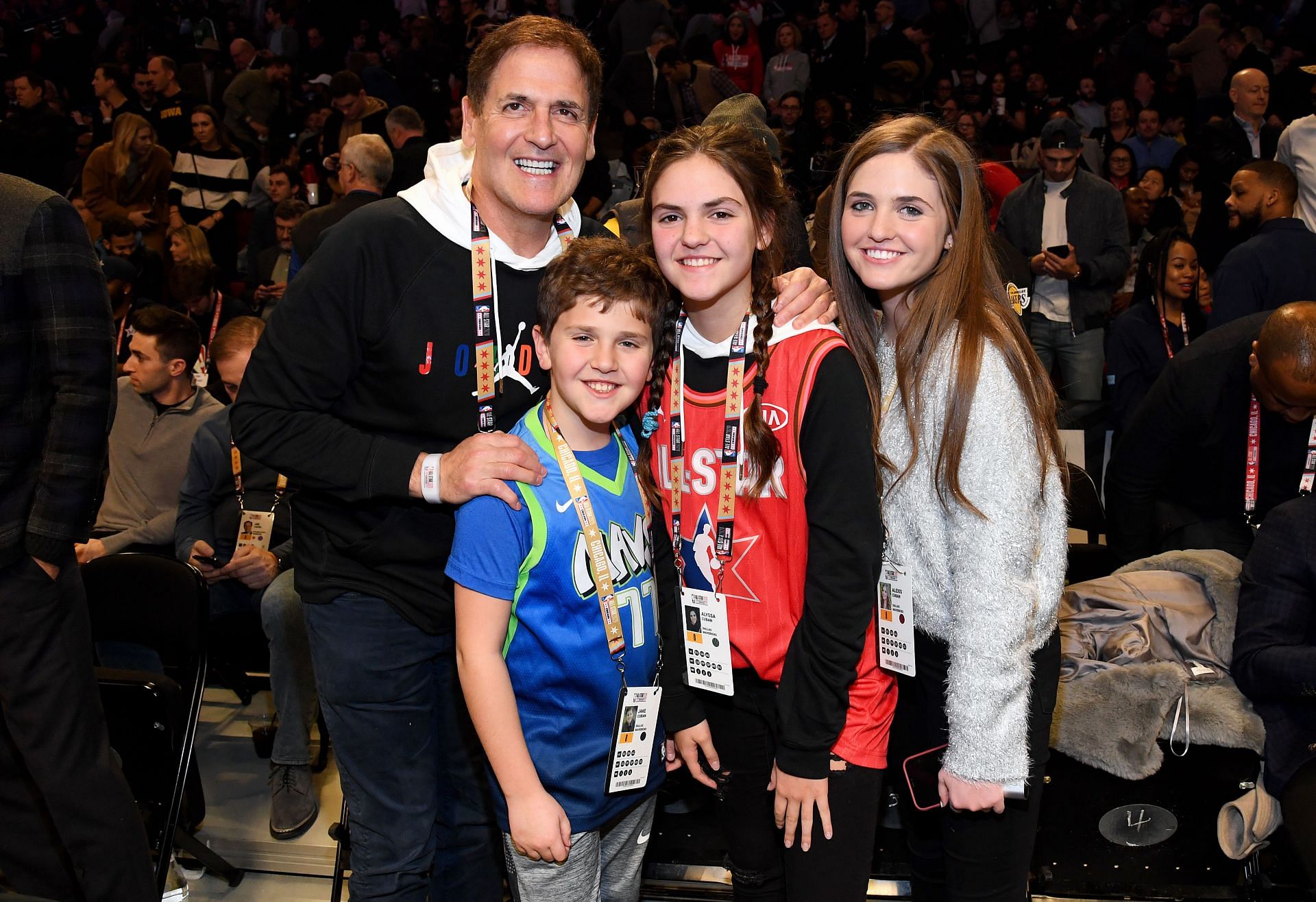 Cuban family attend The 69th NBA All-Star Game - Inside (Image via Getty)