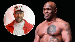 "My sh*t got froze": Travis Kelce shares hilarious reaction to Mike Tyson's viral bare butt interview following Jake Paul loss