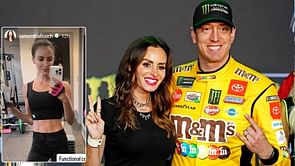 Kyle Busch’s wife Samantha shows her physique as she reveals her "functional core routine"