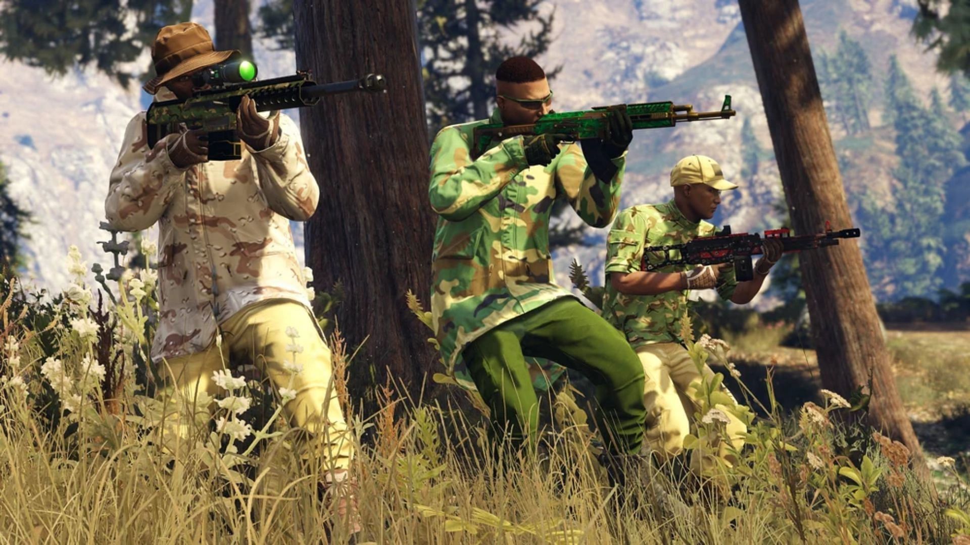 GTA Online Gunrunning guide advises players to test the weapons from the popular DLC (Image via Rockstar Games)