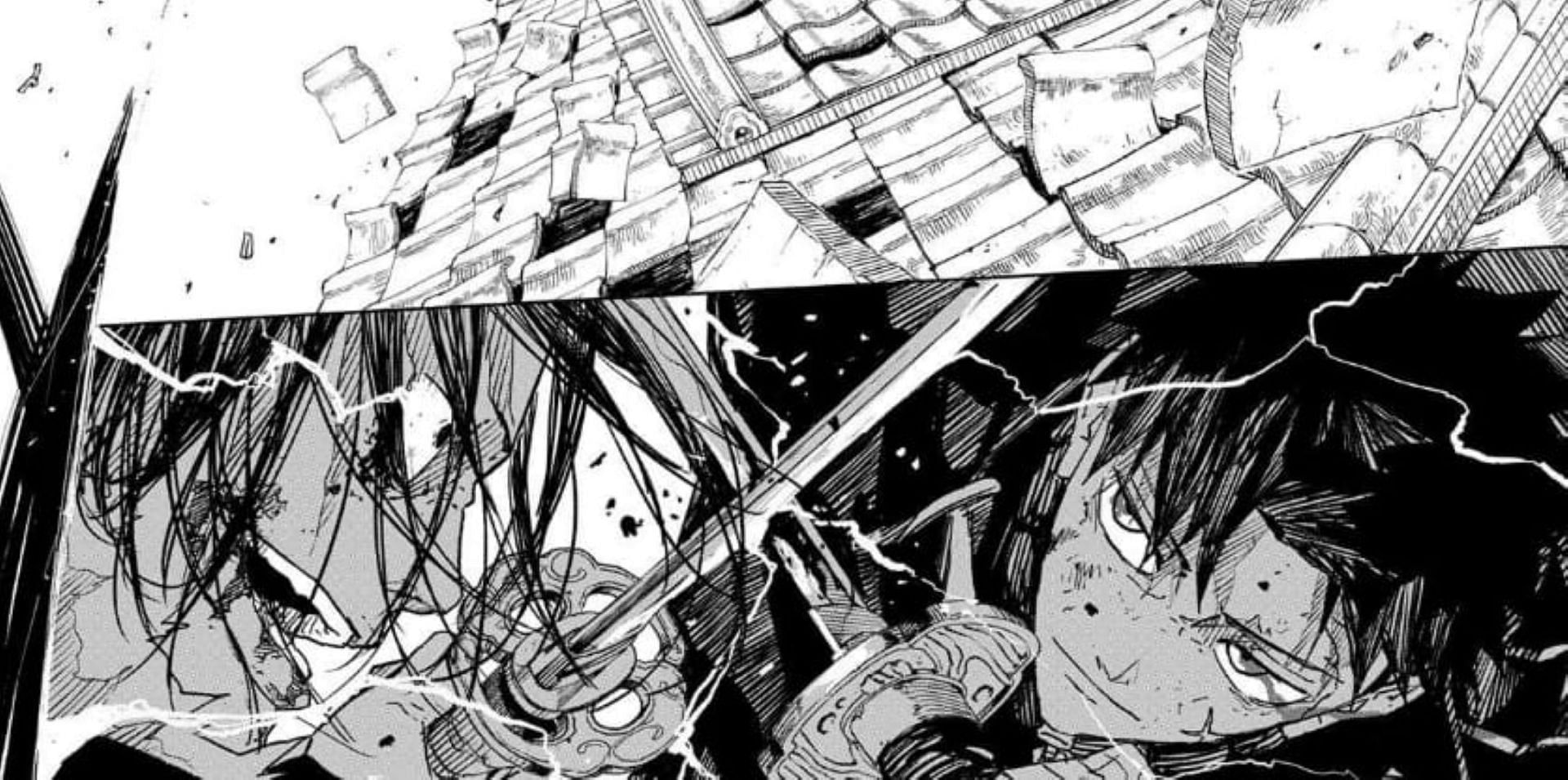 Sojo vs. Chihiro in chapter 17 (Image via Shueisha)