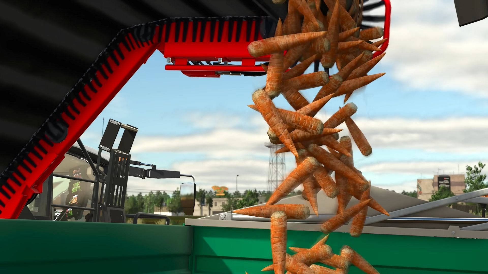 Loading up the carrots in FS 25 (Image via Giants Software)