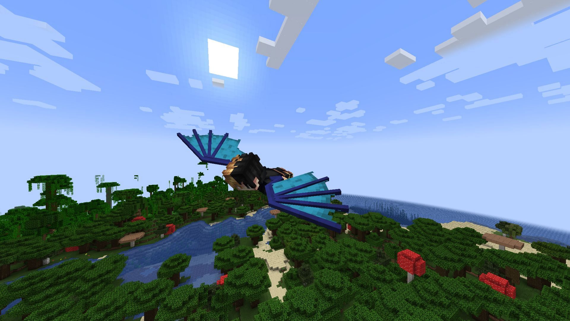 The Icarus mod features a host of unique wings (Image via Mojang Studios || Curseforge/@Cammie)