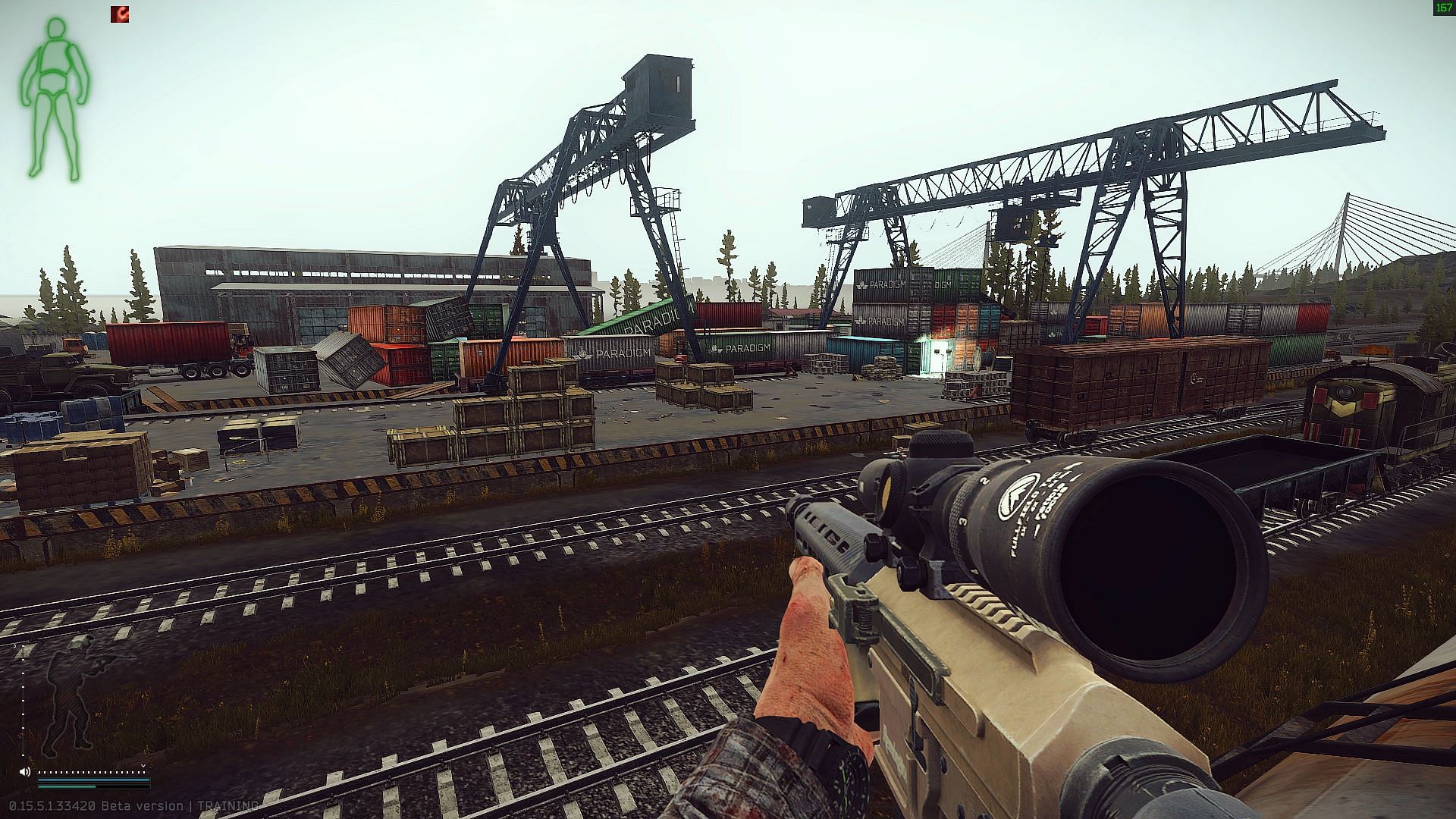 The train yard on Lighthouse (Image via Battlestate Games)