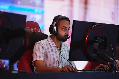 Crazy_Gamer during Grand Finals (Photo credits: Anvesh Mudhiraj via Skyesports)