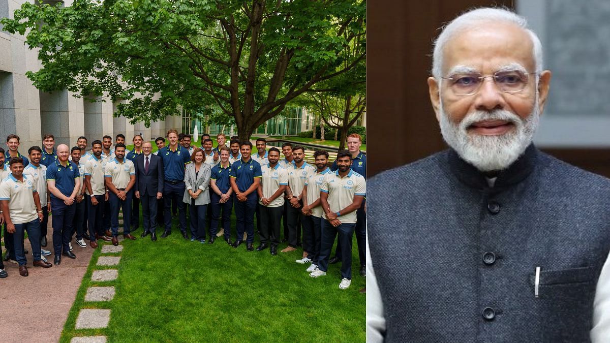 ऑस्ट्रेलिया के प्रथानमंत्री एंथोनी अल्बनीज की टीम इंडिया से मुलाकात (Photo Credit_X/@AlboMP, X/@narendramodi)