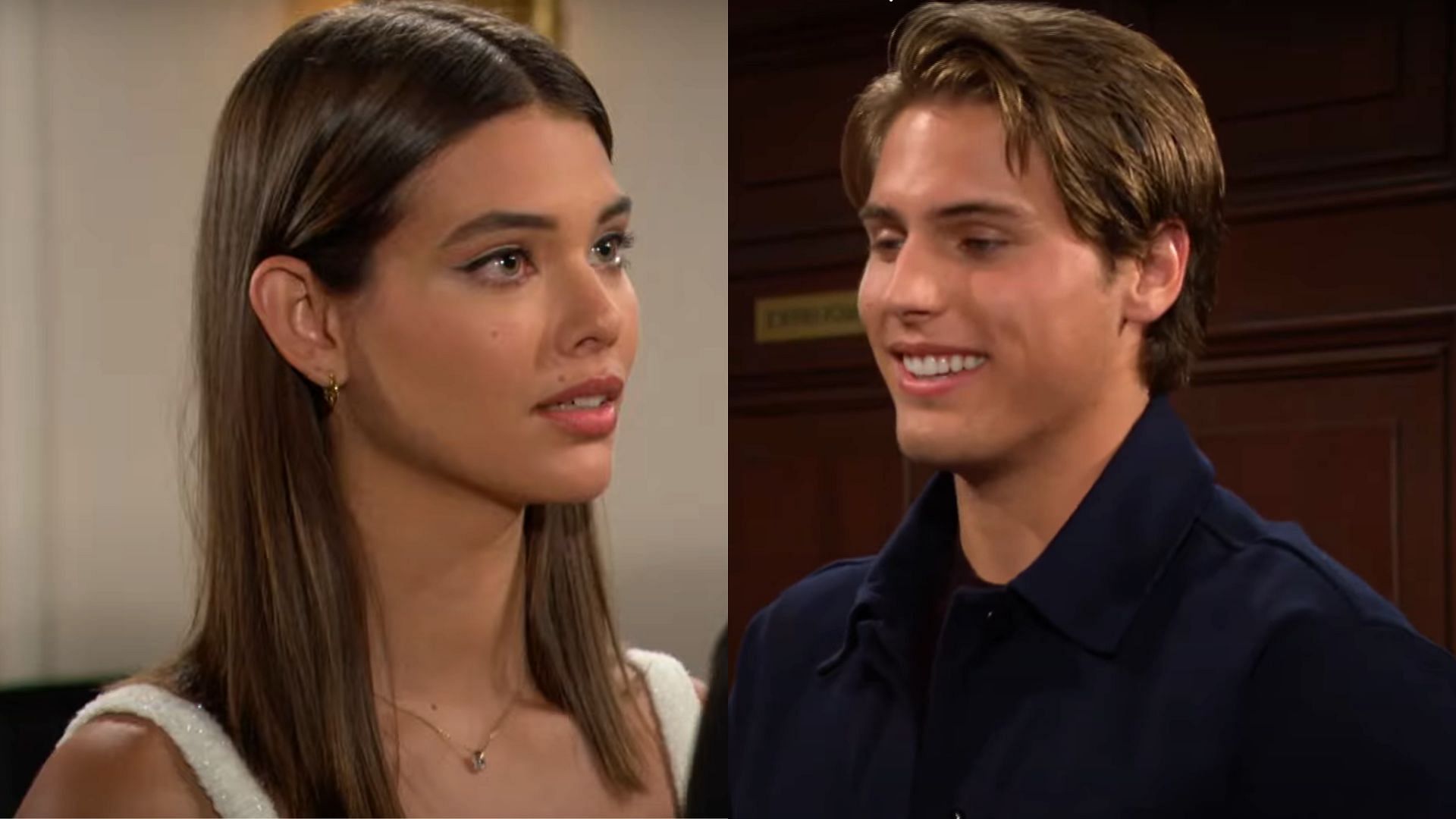 Electra and Will are a new romantic pair on the soap (Image via YouTube/boldandbeautiful)