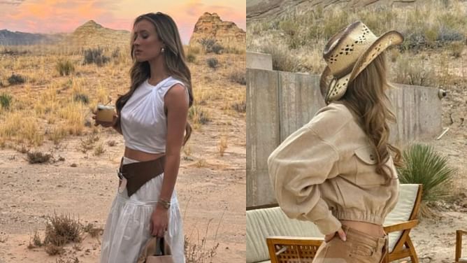Connor McDavid's wife Lauren Kyle shows off fashionable $2584 outfits from trip to luxurious Amangiri resort