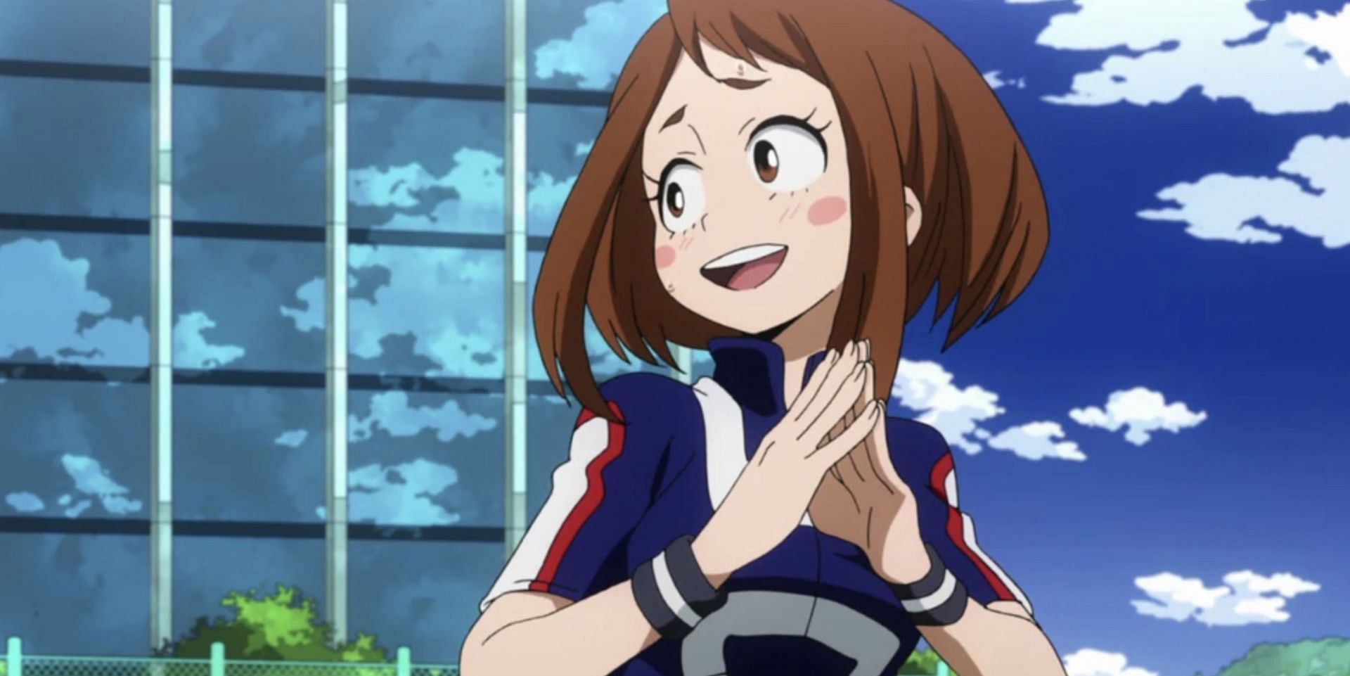 Ochaco Uraraka as seen in anime (Image via Studio Bones)