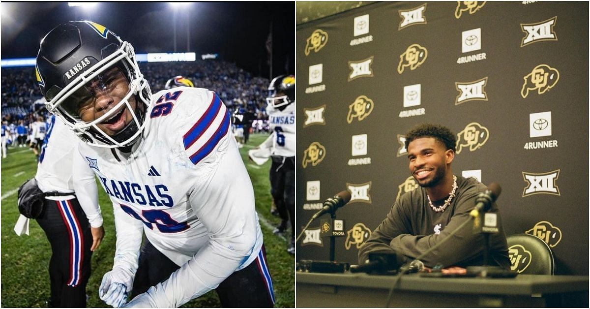 Kasnas vs Colorado (credits: Kansas football and Shedeur Sanders Instagram)