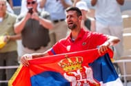 The Serb pictured after winning his maiden gold medal at the 2024 Paris Olympics - Image Source: Getty