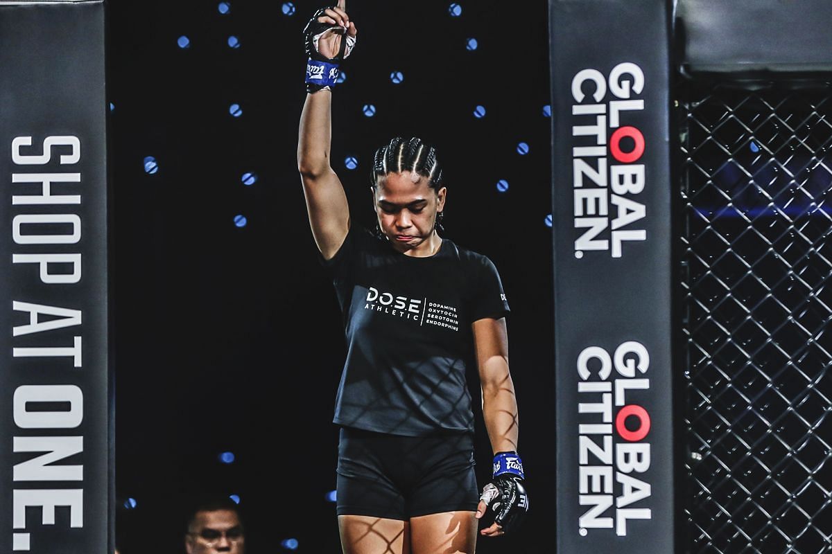 Denice Zamboanga wants to represent all the small gyms at ONE Fight Night 27. [Photo from ONE Championship]