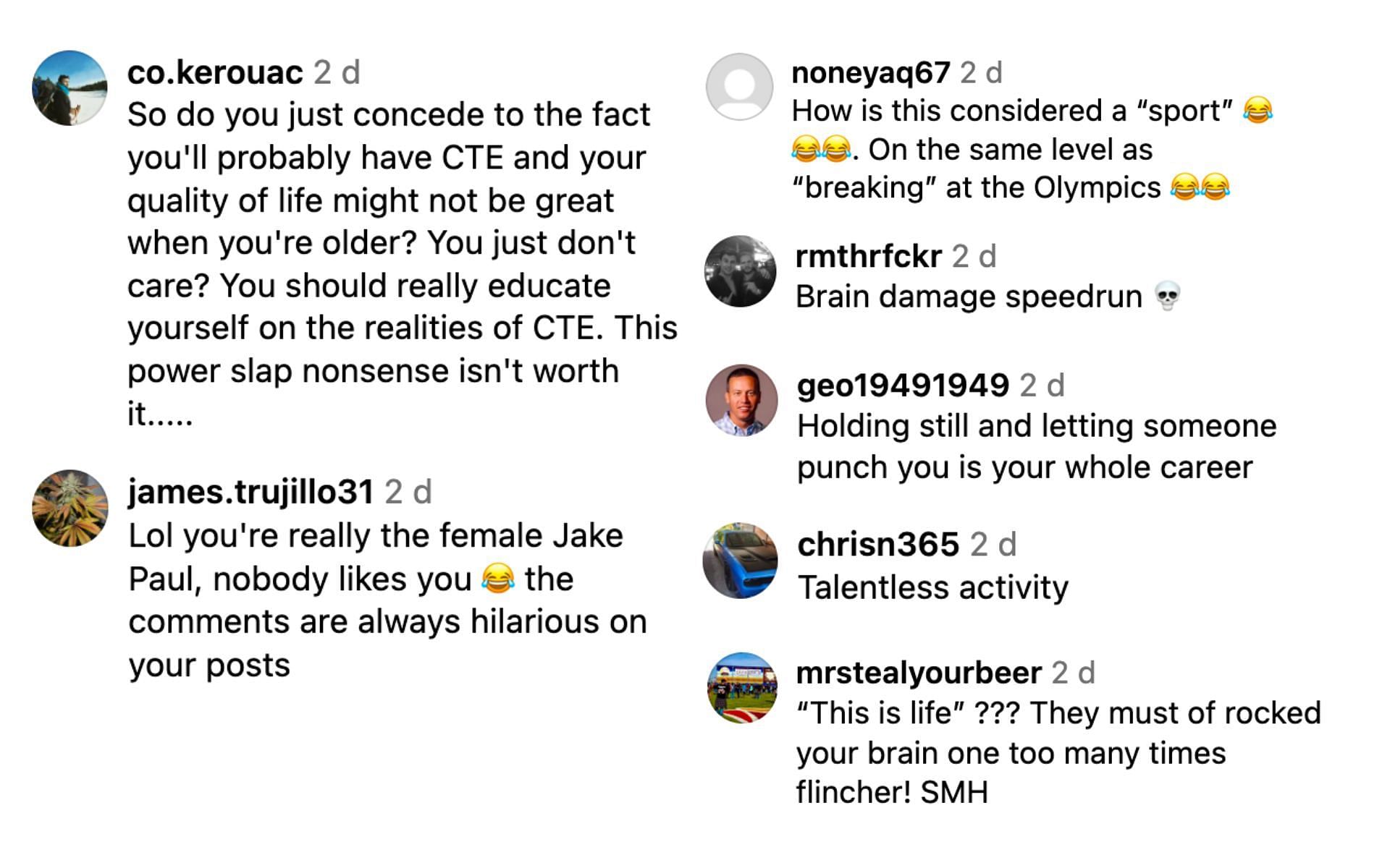 Fans react to Paige VanZant&#039;s recent post. [Screenshot courtesy: @paigevanzant via Instagram]