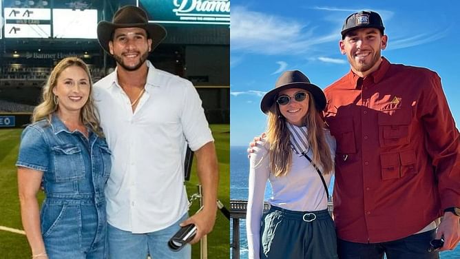 Padres ace Joe Musgrove & girlfriend Arica Christensen shine as 'Jack & Jill' while OF David Peralta & wife Jordan embody 'Bluey fam' on Halloween
