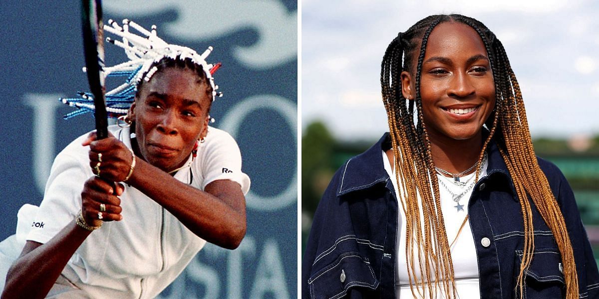 Venus Williams (L), Coco Gauff (R), Sources: Getty