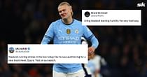 “Running circles in the box today like he was auditioning for a new track meet” - Fans rate Erling Haaland's performance in Manchester City’s 4-0 loss