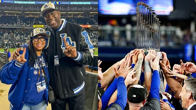 LA Dodgers co-owner Magic Johnson claims he has 15 championships