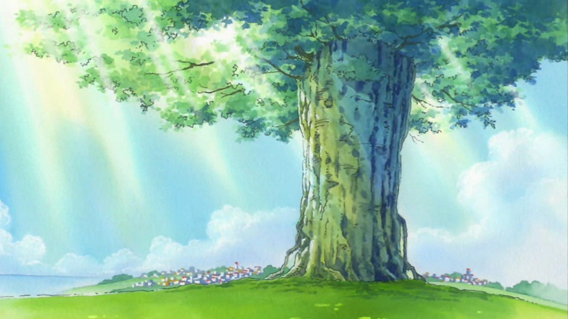 The Treasure Tree Adam as imagined by Franky (Image via Toei Animation)