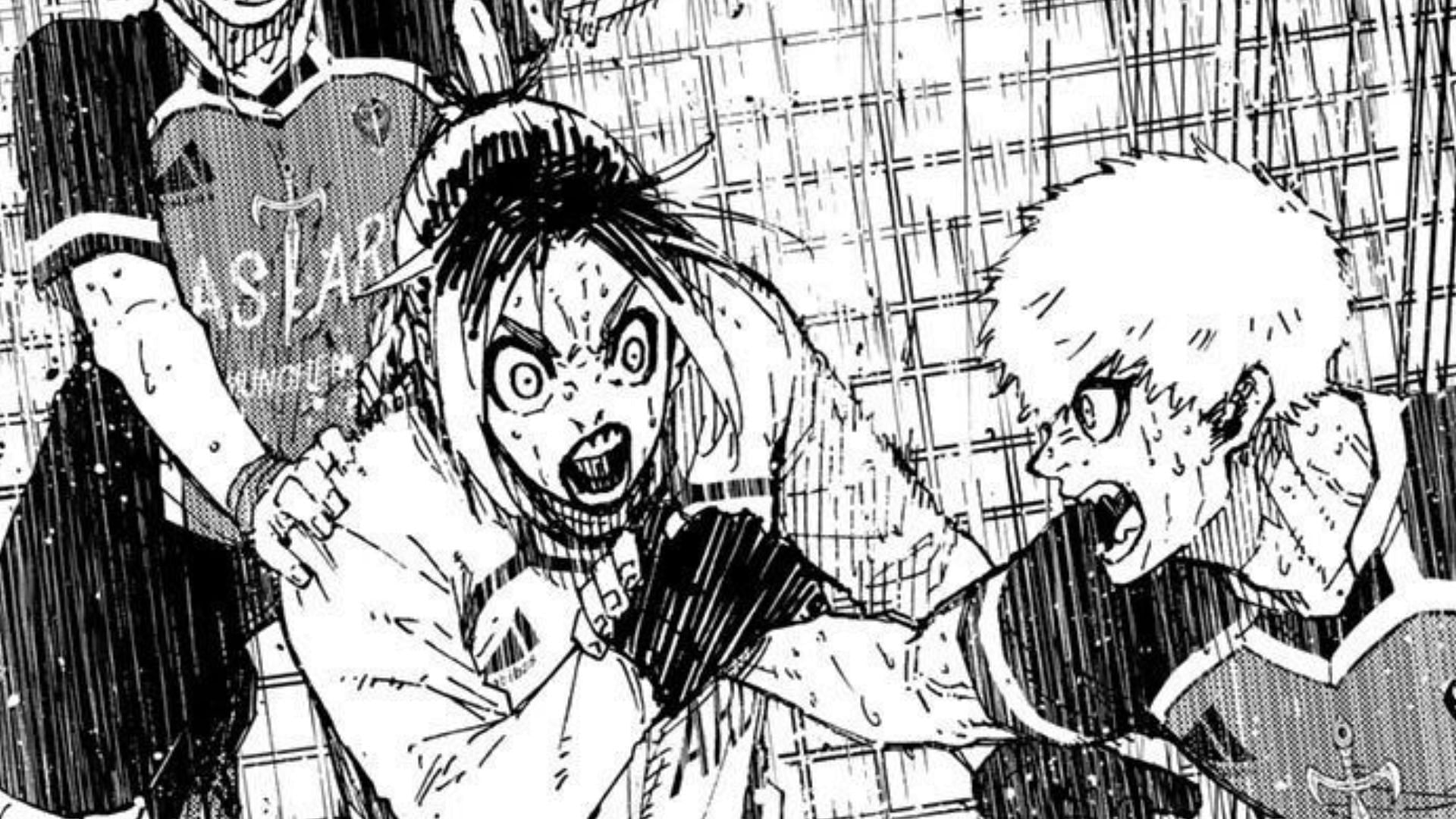 Gagamaru and Raichi as seen in Blue Lock chapter 284 (Image via Kodansha)