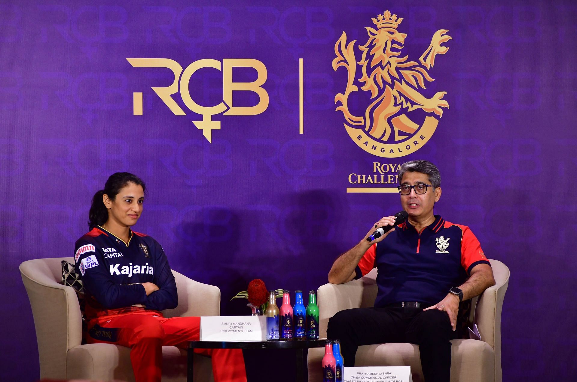 Press Conference Of RCB Womens Cricket Team Captain Smriti Mandhana - Source: Getty
