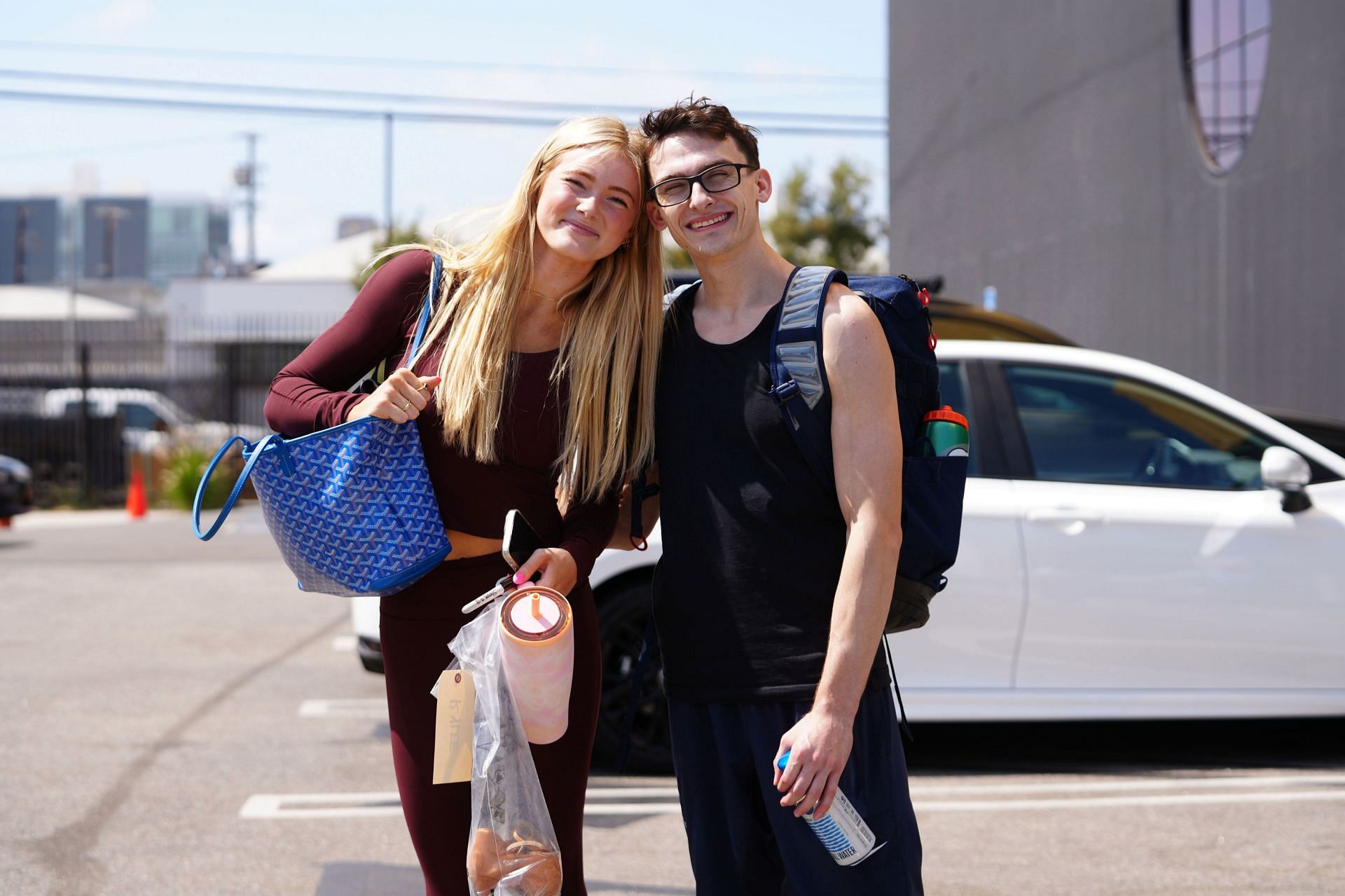 Stephen Nedoroscik and Rylee Arnold at the Celebrity Sightings In Los Angeles - September 20, 2024 - (Source: Getty)