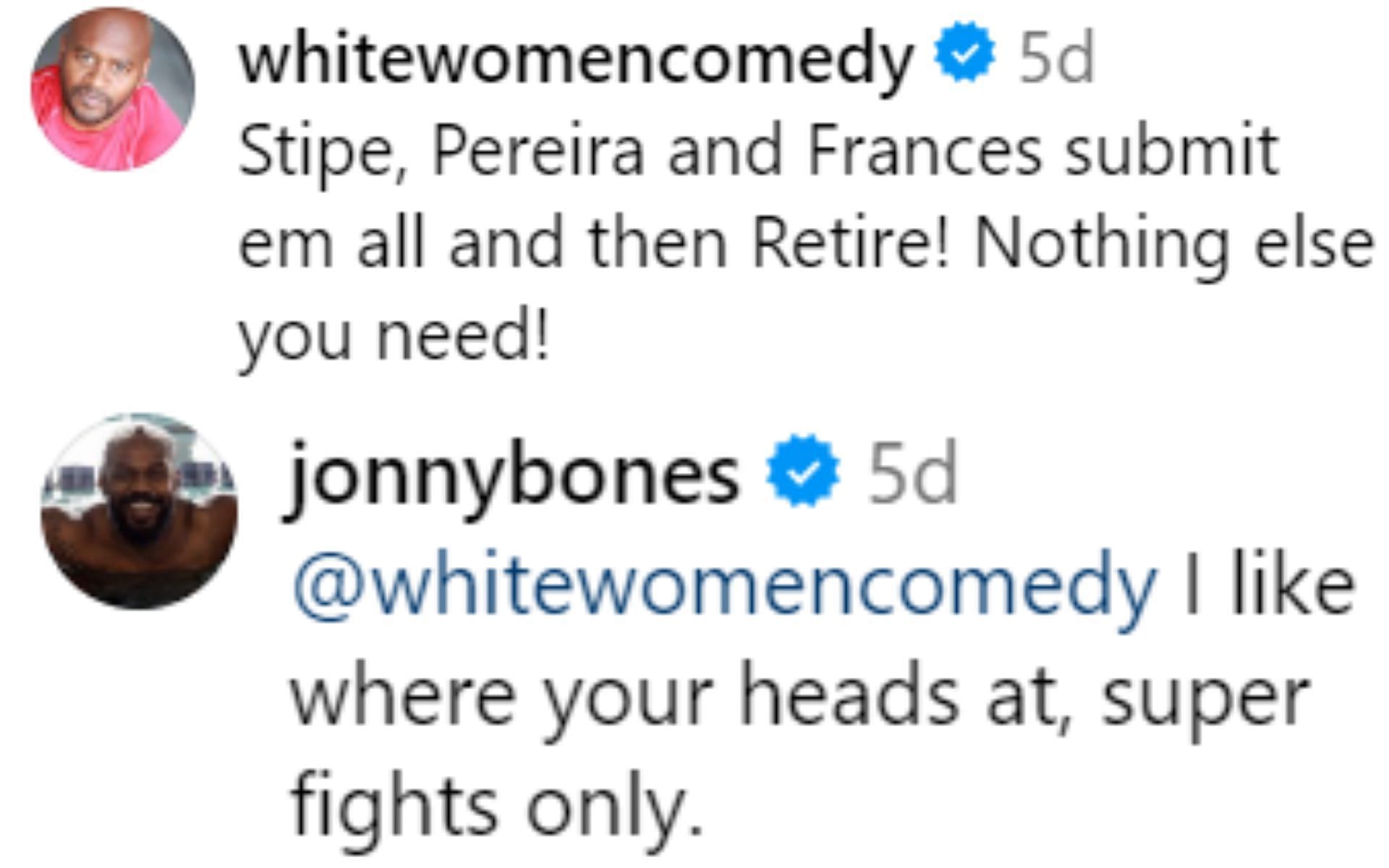 Fan reaction and Jon Jones&#039; response